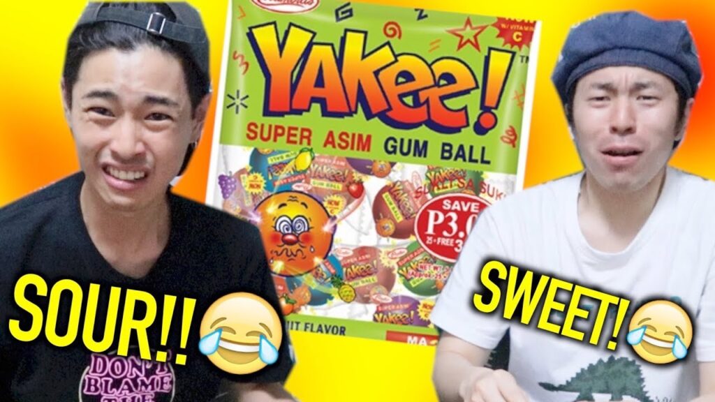 JAPANESE TRIES SUPER SOUR FILIPINO CANDY!!【YAKEE】