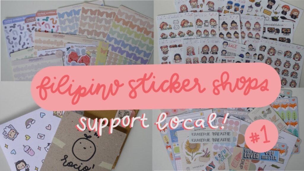 Local Sticker Shop Haul #1 📬 | Philippines 🇵🇭 #SupportLocal