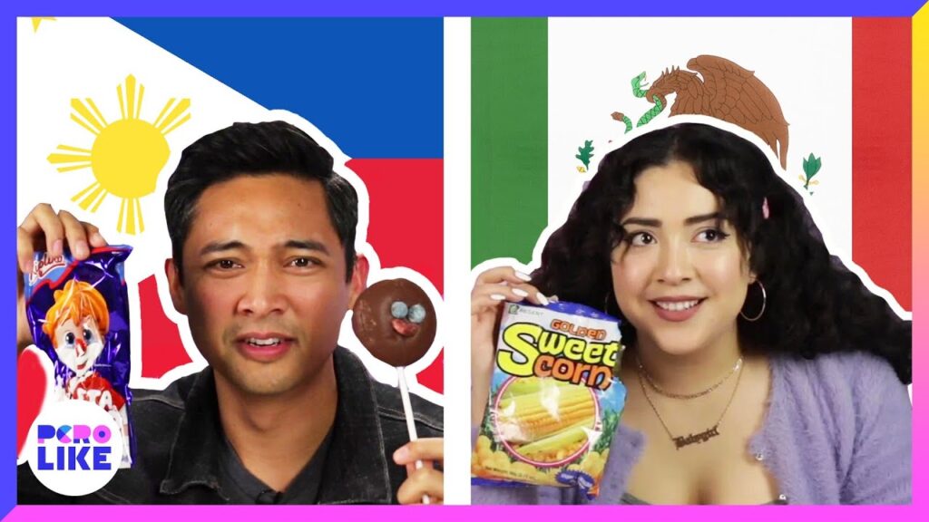 Mexicans and Filipinos Swap Snacks