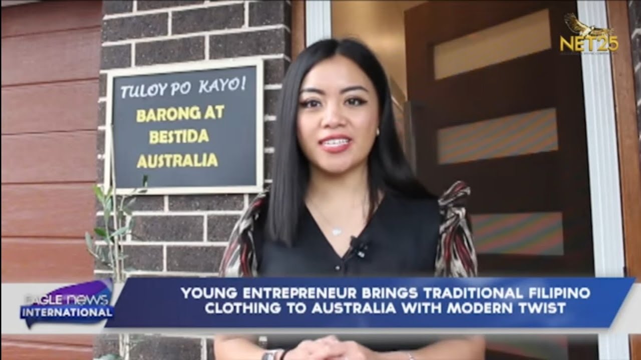 Young entrepreneur brings traditional Filipino clothing to Australia with modern twist